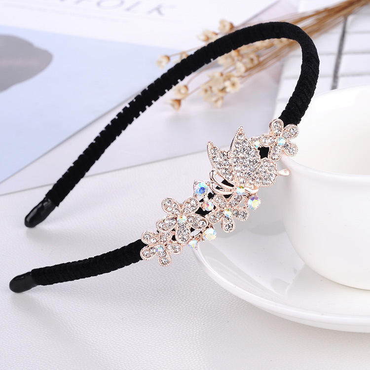 Girl Fashion Jewelry Diamond Hoop New Hair Hoop