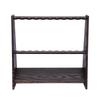 10 Holes Billiard Pool Stick Holder Golf Clubs Rods Bracket Shelf Floor Standing