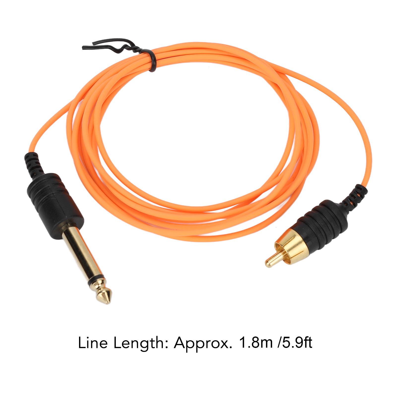 

5.9ft Tattoo Clip Cord Straight Hd Superfine Tattoo Clip Cable Cord for Tattoo Pen NaMachine
