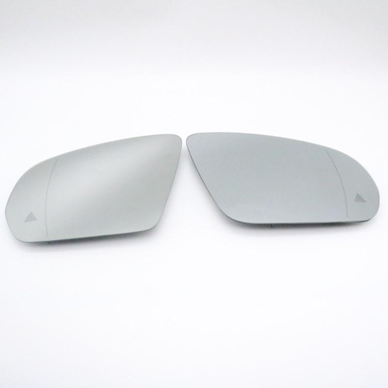 Auto Heated Blind Spot Warning Rear Mirror Glass LHD For Mercedes-Benz C E S GLC Class W205 W222 W217 W213 W238 2015-