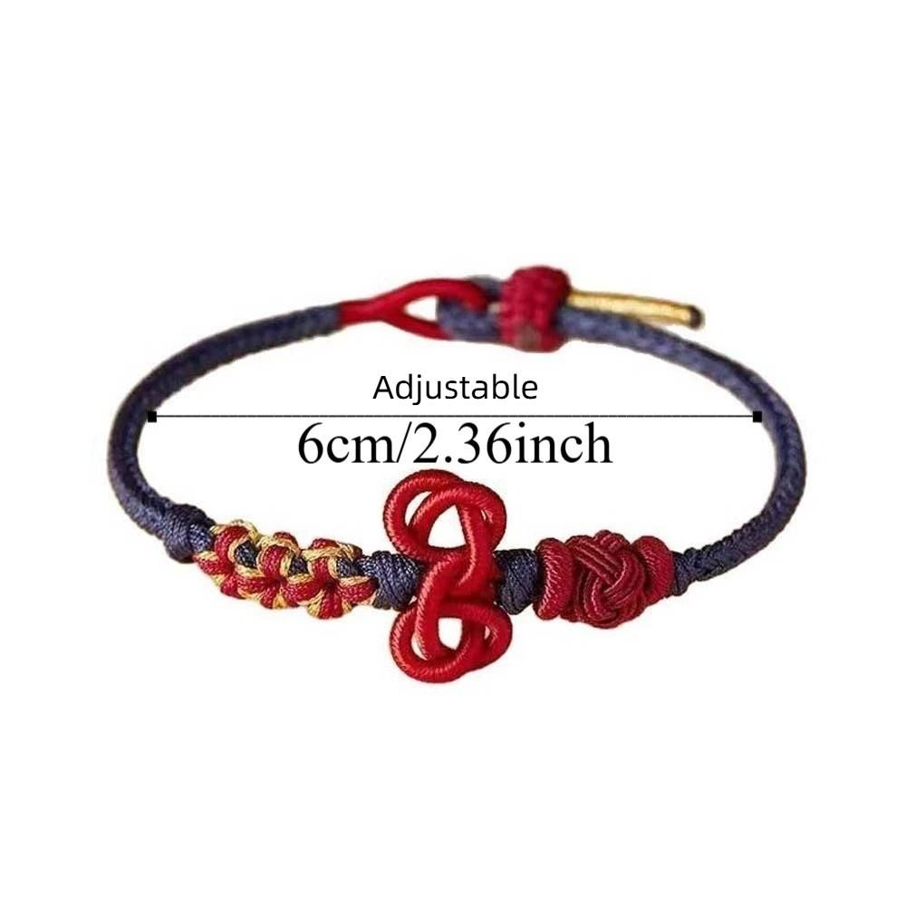 Personality Wenchang Knot Wrist Rope Fortunate Ornaments Chinese Knot Bangle  Women