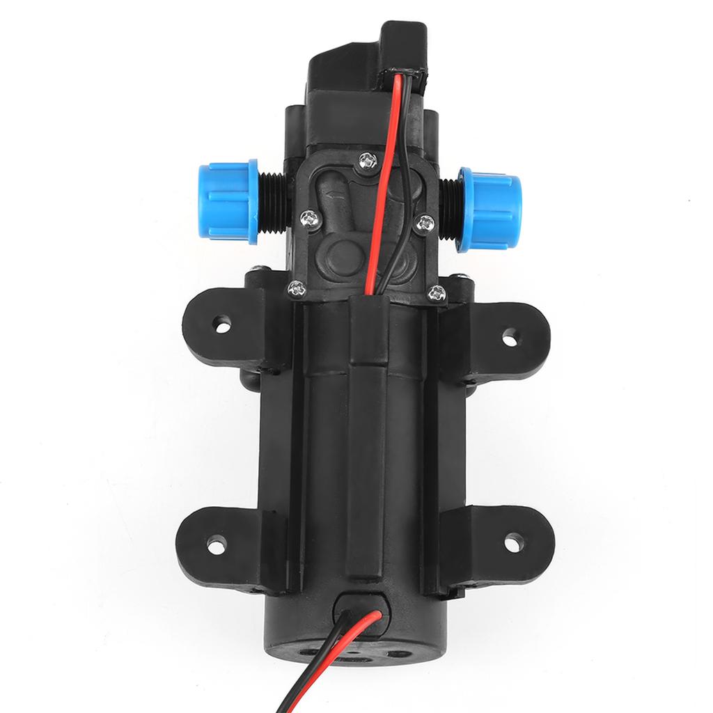Pompă de apă cu diafragmă micro DC 12V 45W Autoamorsare Zgomot redus Debit 4L/min Negru
