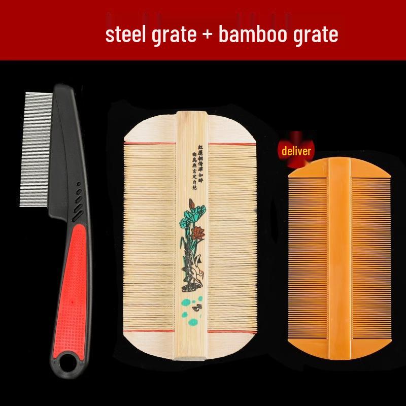 Extra-Dense Fine-Toothed Comb for Removing Dandruff and Lice, Ideal for Children's Hair