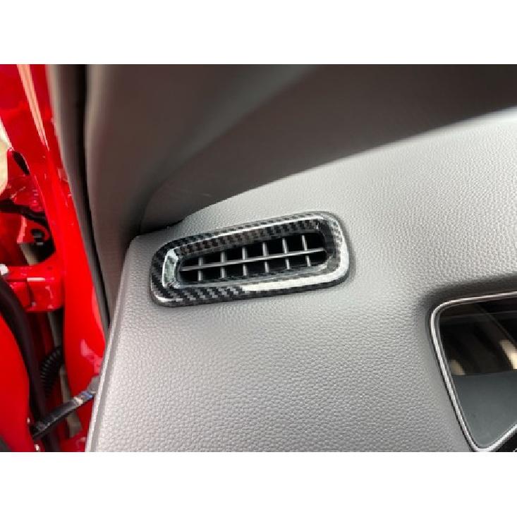 Dashboard Air Vent Outlet Carbon Fiber Cover For - Honda Civic Sedan 2PC