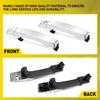2X Car Exterior Door Handle Front Left&Right Chrome for 2011-2015 Nissan Titan C
