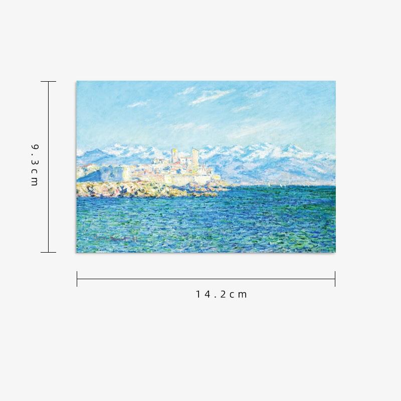 30 Blätter/Los Neue Claude Monet Ölgemälde Postkarten Vintage Monet Kunst Malerei Postkarten Gruß Wunschkarte Mode Geschenk