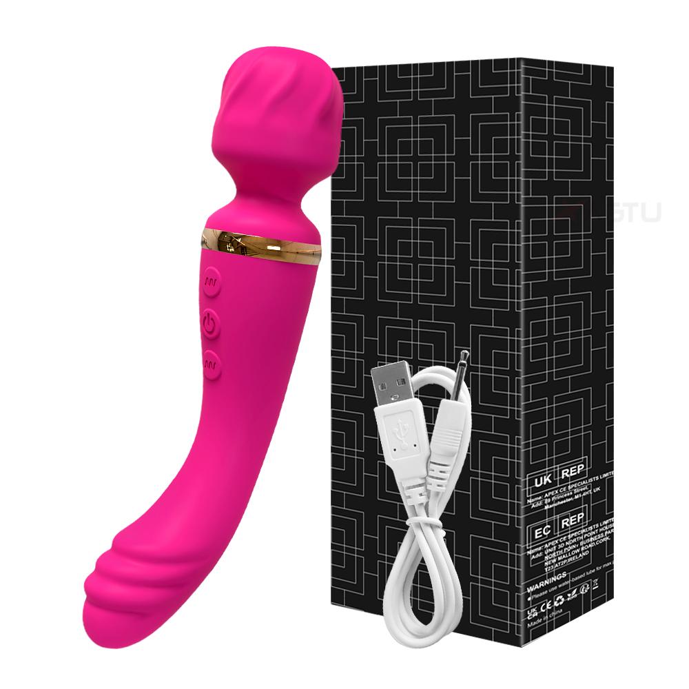 G-spot Vibrator AV Wand Female Masturbation Massage Clitoral Stimulator Dildos Rechargeable Sex Toys Vibrator for Women