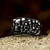 Multi Style Gothic Skull Rings for Men's Punk Hip Hop 316L Stainless Steel Ring Biker Talisman Retro Jewelry Gift Dropshipping