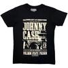 Johnny Cash Carbon T-Shirt: Prison Poster (Black) OFFICIAL NEW