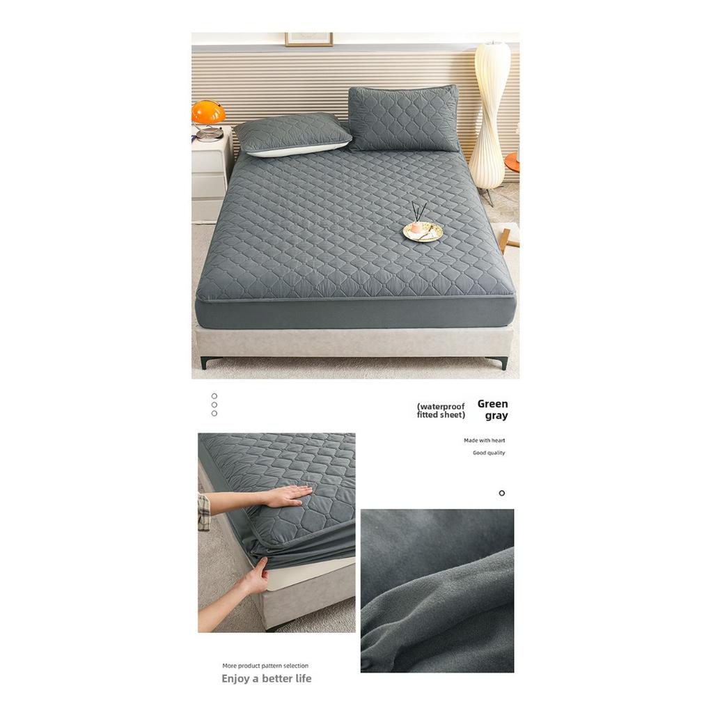 Waterproof Bed Sheet, Urine Isolation Clip Cotton Bed Sheet, Fully Wrapped Non Slip Bed Cover, Simmons Mattress Protective Cover