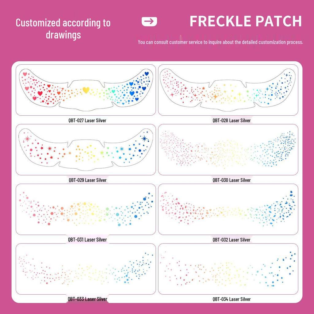 Waterproof Temporary Tattoo Stickers - Freckle, Heart, Butterfly Designs