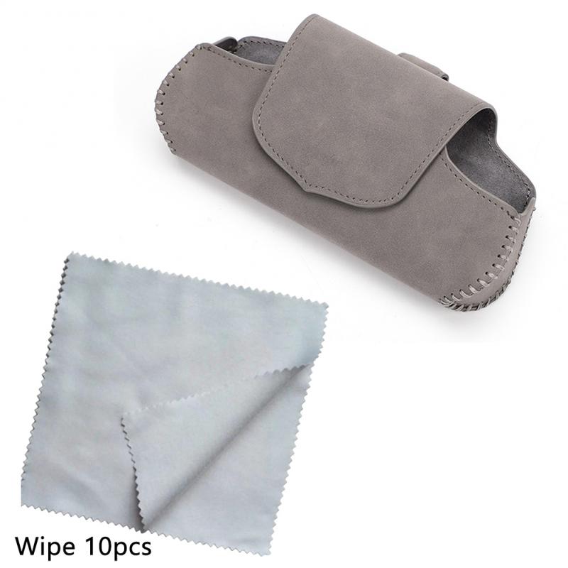 

Футляр для очков износостойкий и прочный, легко наносится, 18 * 10 * 5,8 см, пользующийся высоким спросом, из коровьей кожи, самый продаваемый зажим для солнцезащитных очков, 74 г