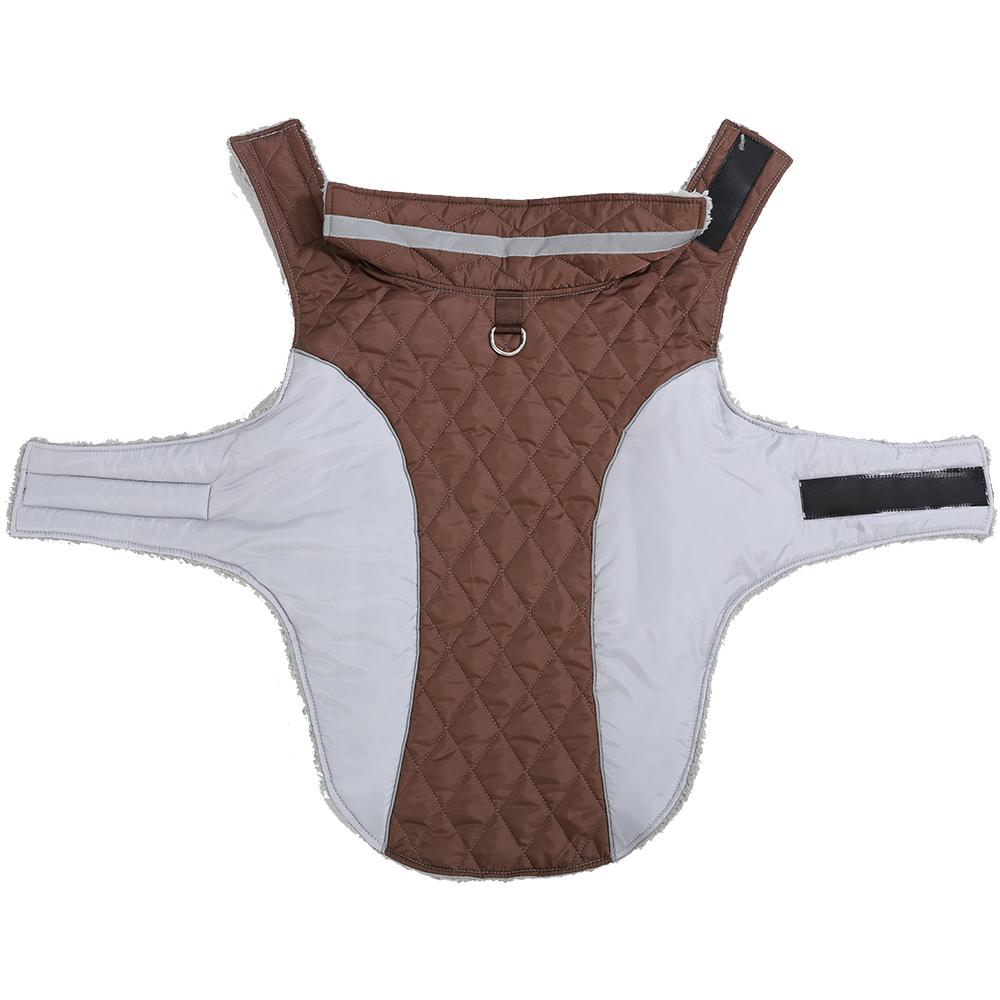 Big Dog Clothes For Winter Warm Thicken Pets Vest Coat With D-ring Outdoor Waterproof Reflectivce Jacket For Large Dogs Labrador