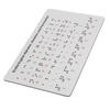 Aluminum Braille Alphabet Board with Raised Dots for Beginners Learning Tool Braille Education Board