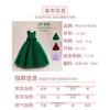 Girls Formal Dress Tulle Princess Gown Floor Length Piano Performance Kids