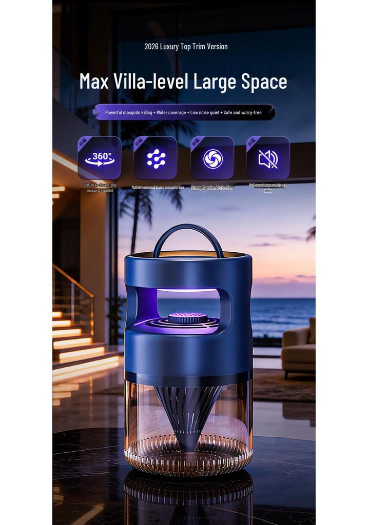 USB Silent Mosquito Killer Lamp: Strong Indoor Attraction and Outdoor Night Light