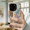 Phone case: 2D flat design suitable for iPhone 18 17 16 15 14 13 Pro protective case, snowman forest, perfect Christmas and Halloween holiday gift