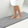 Wave Stripe Sponge Bathroom Cashmere Thickening Mat Bath Non-slip Carpets In Wash Basin Bathtub  Floor Rug Shower Room Doormat Memory Foam 3D Pad