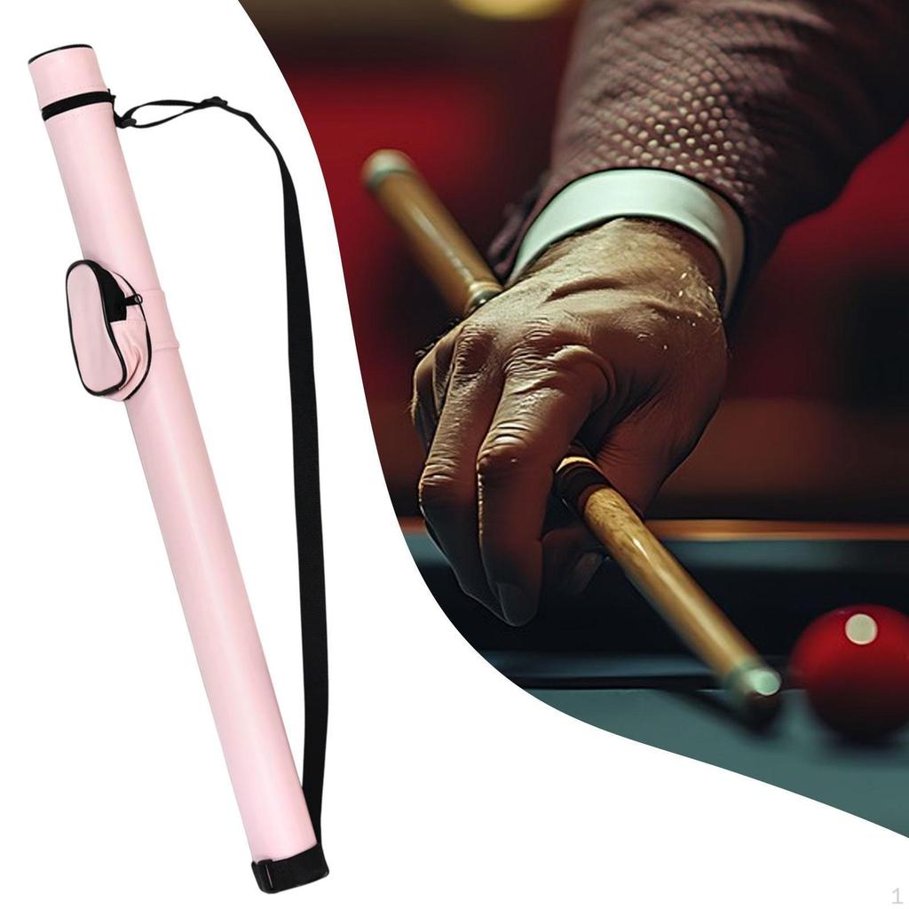 Billard Pool Queue Koffer Aufbewahrungsbox Rosa Tasche Fassung Butt Schaft Organisieren Stick