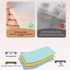 Disposable Bedding Set: Fitted Sheet, Duvet Cover, Pillowcase - Perfect for Travel and Hotel Stays. Non-Pure Cotton.