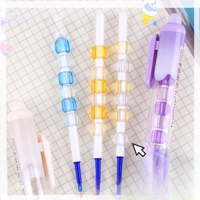 8Pcs Neutral Pen Writing Smooth Pens Cartoon Pressing Neutral Pens Aesthetic Stationery Office Supplies Gifts