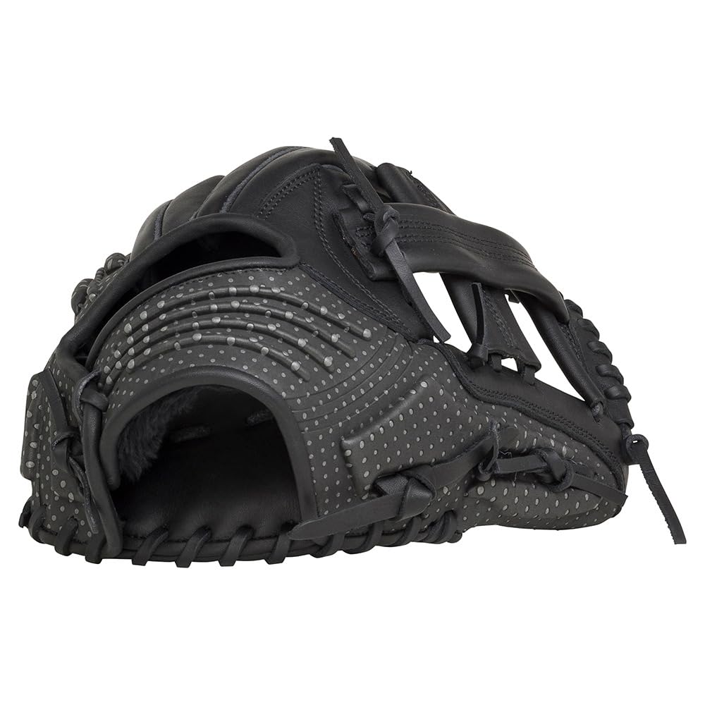 Mizuno TECH FIRE Softball Size 1AJGR16310 09 Glove, All-Around, Men's, (Black/FF)