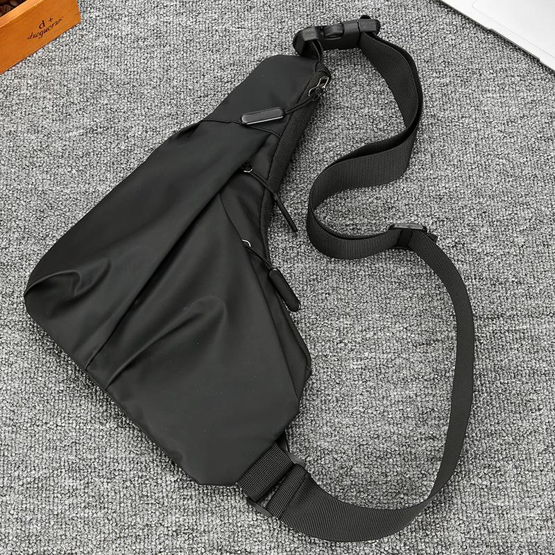 

Multifunction Waterproof Key Card Coin Triangle Chest Bag Men Women Outdoor Casual Sport Lightweight Crossbody Bag чёрный