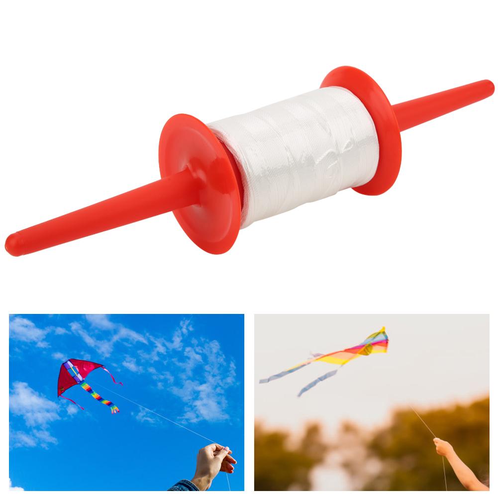 Red 150M String Kite Spool Fly Tool Durable Control Outdoor Beach Holiday Accessory