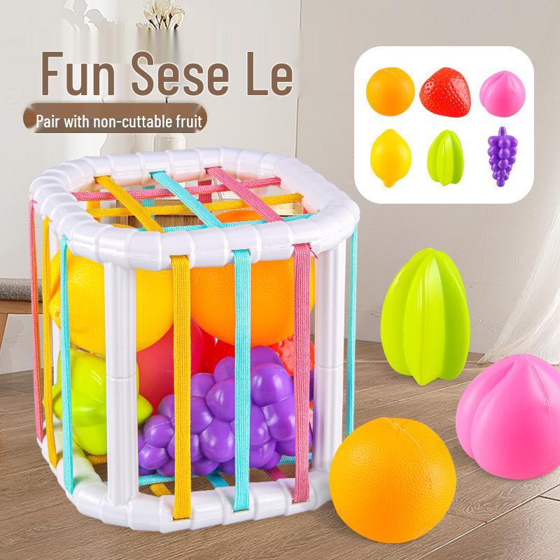 Toddler Fruit Cutting & Shape Color Recognition Educational Toy