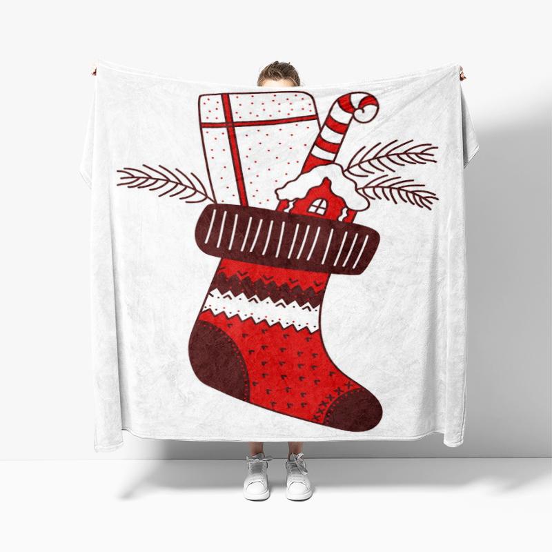 Dekoracja domu pluszowy koc Sofa koc Narzuta łóżko puszyste miękkie koce wystrój Kratka Nowoczesny Halloween Wesołych Świąt zima