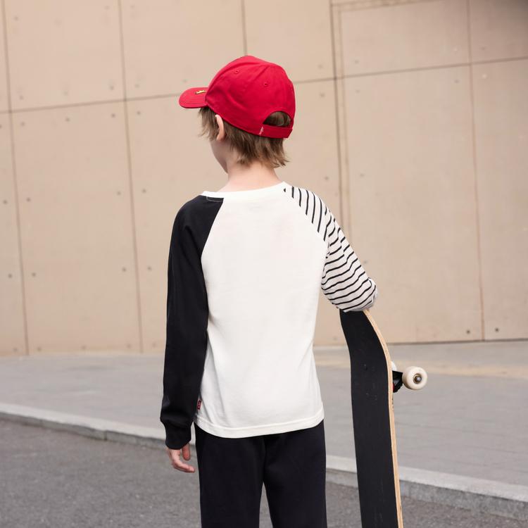 Levis Comfortable Long Sleeve T-Shirt Kids tops Candy-White LV2432404GS-001