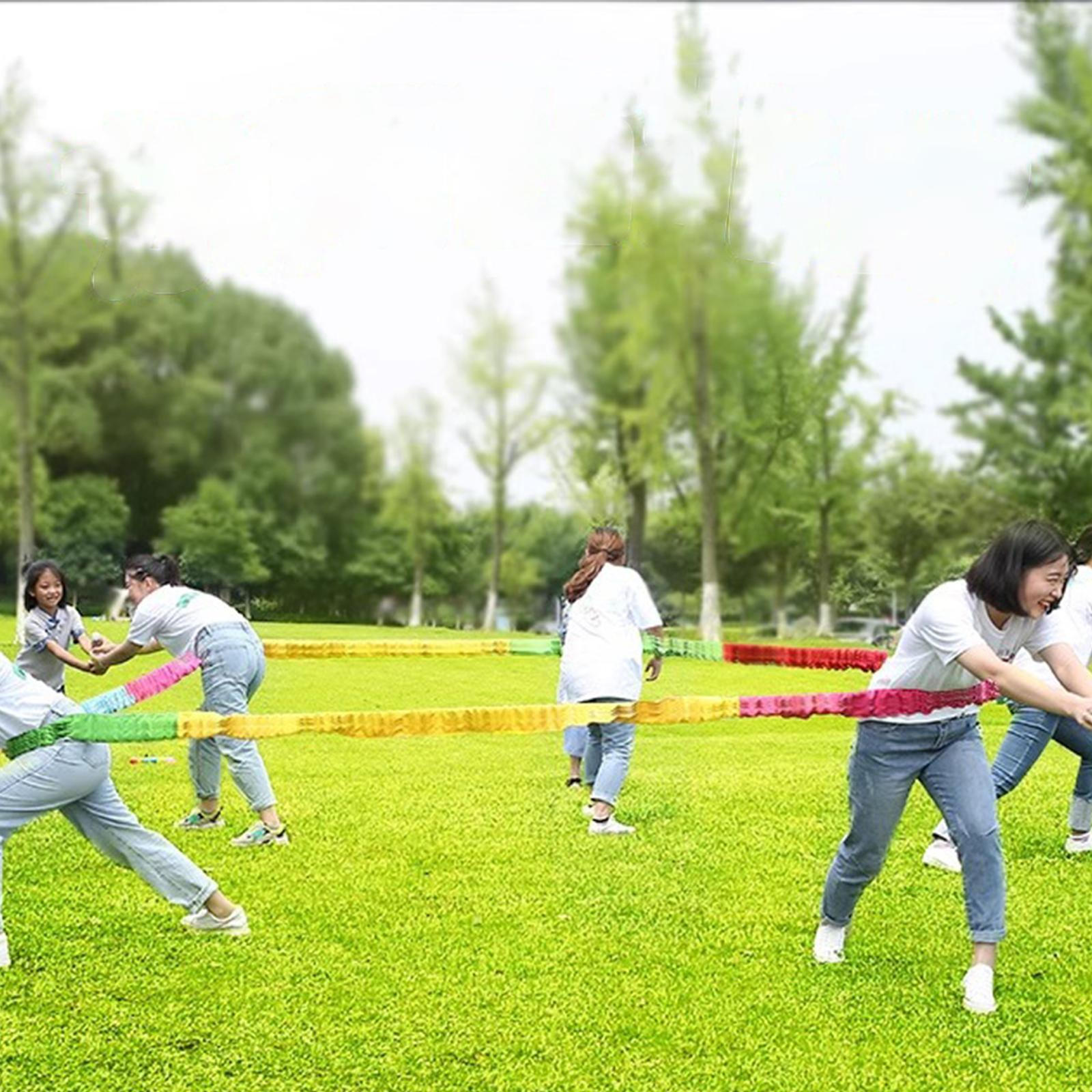 Дети Кооперативный растягивающийся бандаж Детский сад Веревка Игры для вечеринок Спортивные соревнования Командообразование 1.8m