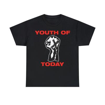 230 Gsm 100% Bavlna Youth Of Today Tričko Hardcore Punk Straight Edge Agnostic Front Minor Threat 7 Seconds Gorilla Biscuits Unisex Ťažké Bavlnené T-sh