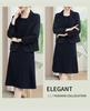 Elegant Women's Two-Piece Suit: Stylish Blazer & Dress Set for Spring & Autumn Wedding or Formal Events