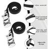 2 Pair Bike Pedal Straps, Universal Replacement Foot Pedal Straps Bicycle Toe Clips for Outdoor Cycling and Indoor Stationary