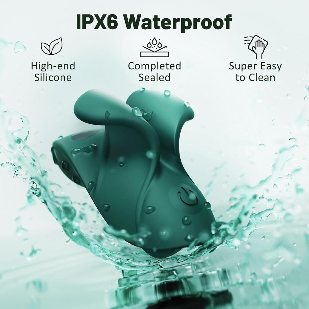 9 Vibrating Modes Finger Vibrators Bullet Nipple G Spot Clitoral Stimulator Toy Rechargeable Clit Vibrator Female Sex Toys for Couples Adult Toys