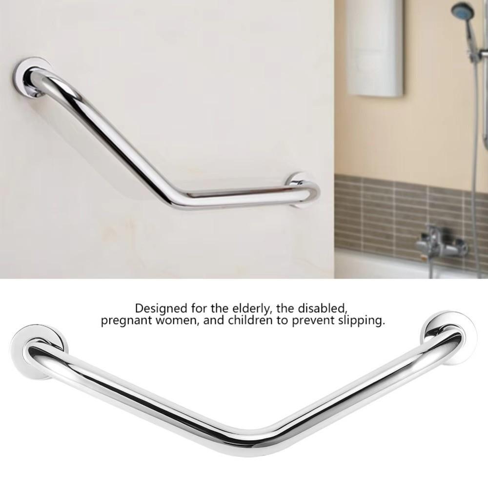 Stainless Steel Bathroom Handrails Thicken Toilet Handrail Grab Rail  Bathtub Security