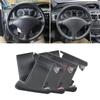 Couverture en cuir perforé souple pour Peugeot 307 2001-2008 307 SW 2005-2008, garniture de couverture de volant de voiture en cuir cousu à la main, bricolage