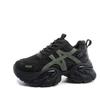 Star with the Same 2025 Spring Small Women's Single Shoes Mesh Breathable Sports Casual Shoes Platform Retro Dad Shoes
