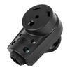 125V 30A Copper Pin Female Plug Socket RV Marine Power Adapter Connector With Grip Handle