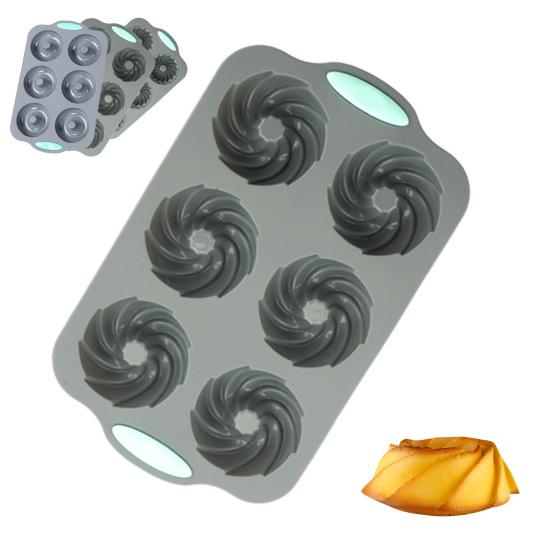 Molde de Silicona Navideño para Pastel Resistente al Calor Bandeja para Hornear para Galletas Tostadas Cubitos de Hielo Antiadherente Fácil Desmolde Molde para Postre