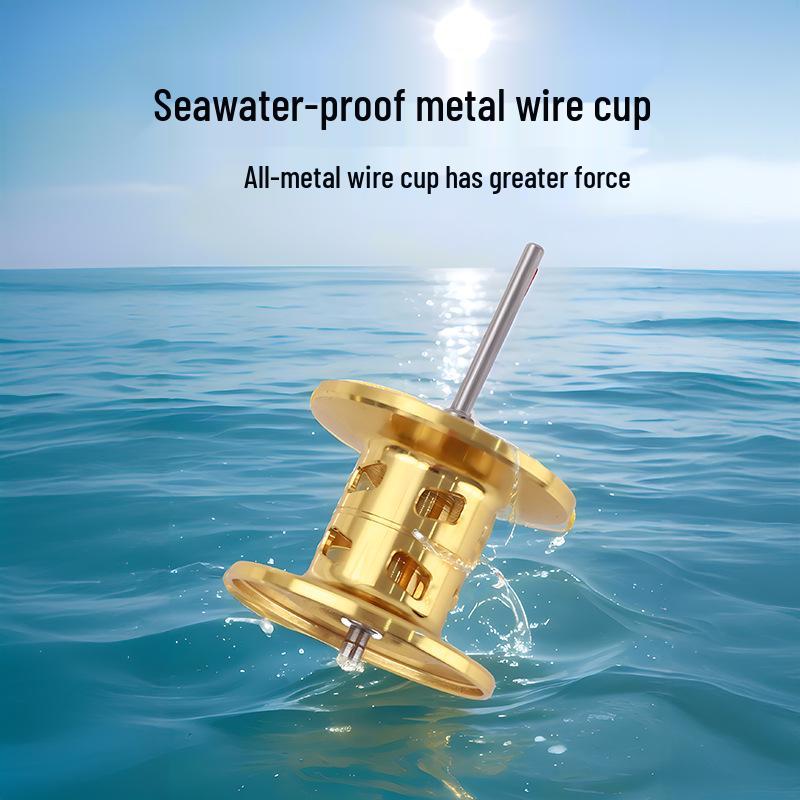 All-Metal Ultra-Light Baitcasting Reel with CNC Drum for Fine Micro Lure Fishing