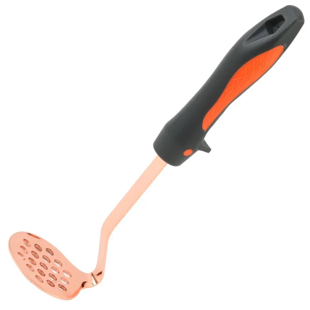 Heavy-Duty Stainless Steel Potato Masher 25*7.5cm Effortless Mashing For All Foods Kitchen Fruit & Vegetable Tools Cookware