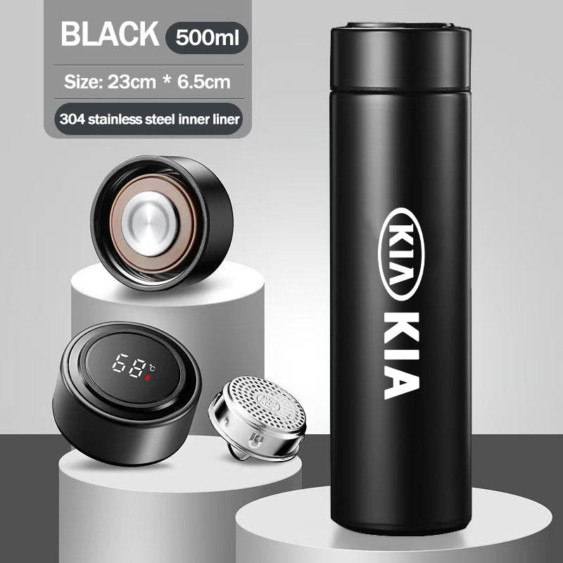 

Car Logo Thermos Leakproof Cup Portable Bottle Auto Accessories For Kia Sportage Ceed Picanto Rio Niro Morning K7 K5 K8 XCeed K9