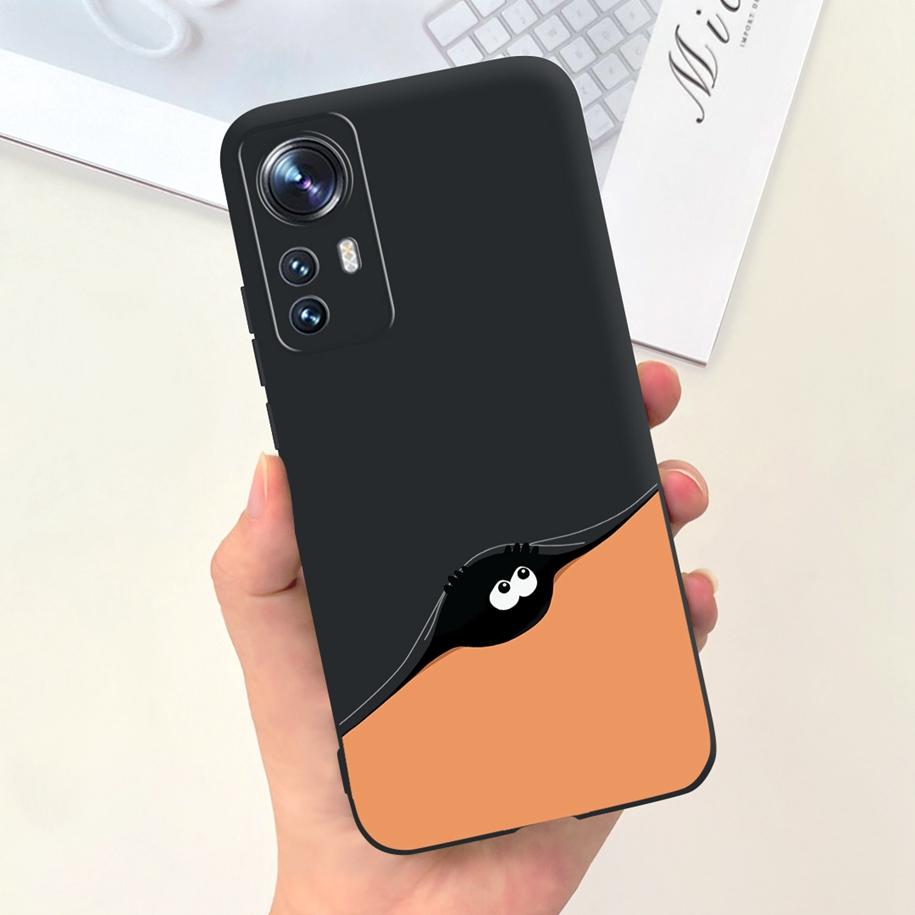 For Xiaomi 12 Case Mi 12X Cover Luxury Flower Cartoon Slim Soft Silicone TPU Back Cover For Xiaomi 12 Pro Funda Mi 12 Ultra Capa