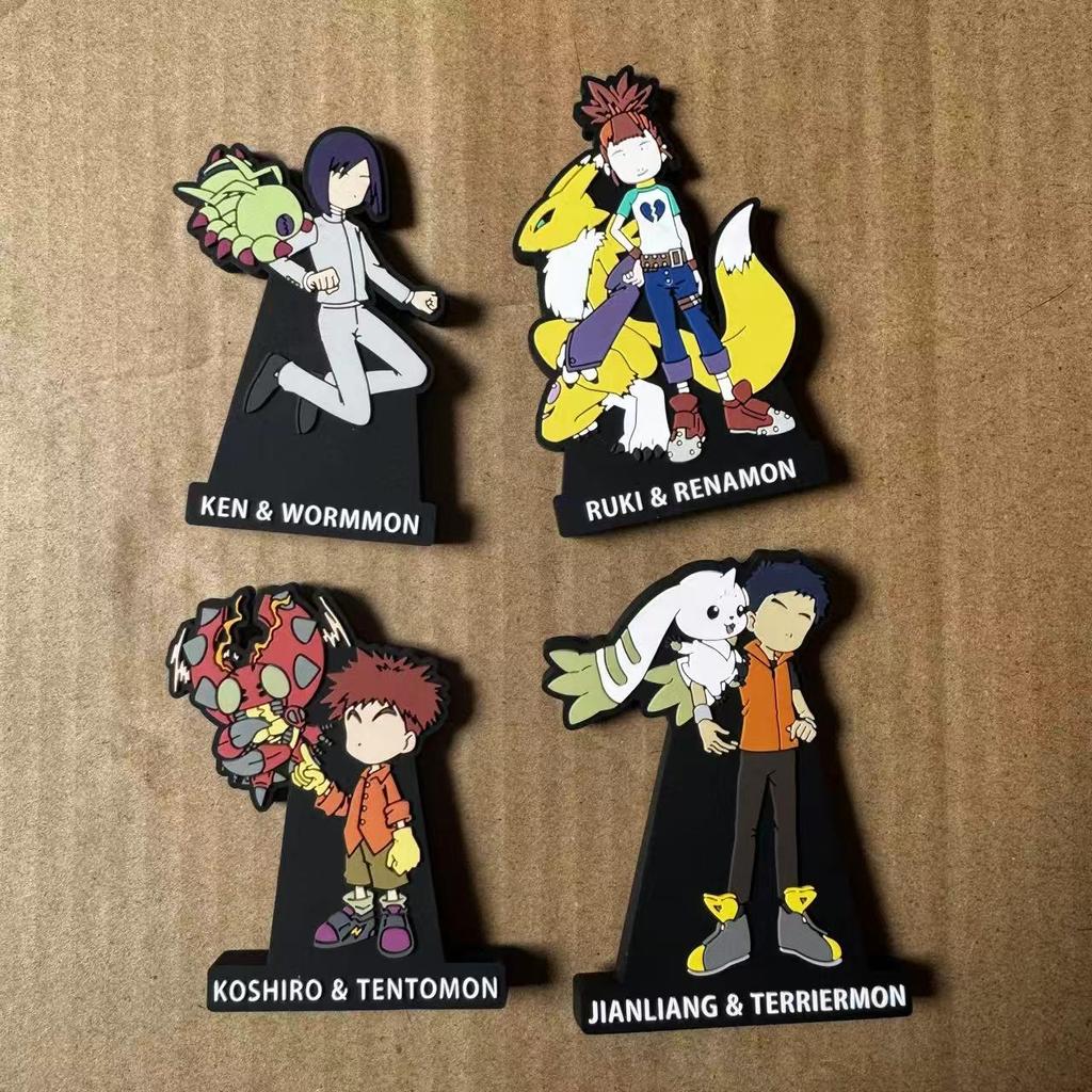 Digimon KEN WORMMON TENTOMON KOSHIRO RENAMON TERRIERMON New Collection Action Figure Rubber Model Toys