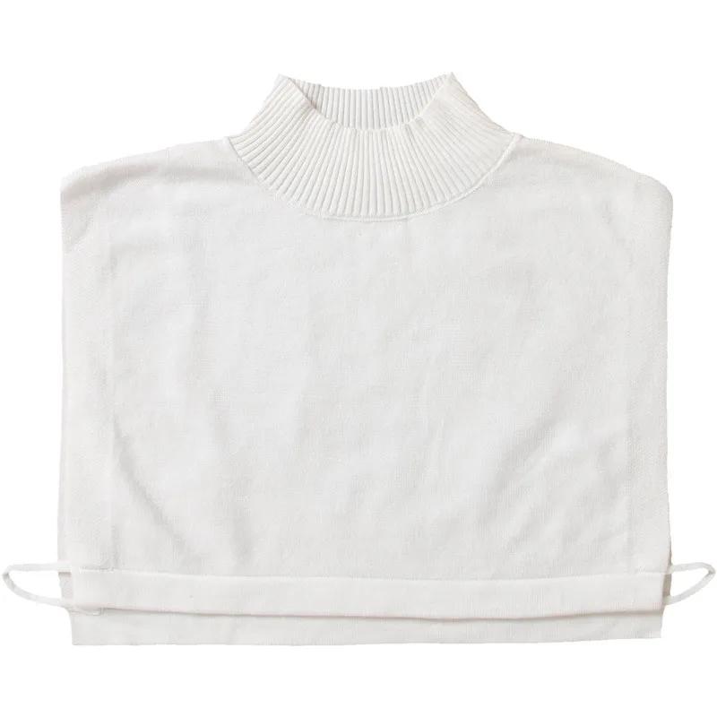 Women Winter Sweater Decoration False Collar Ladies Turtleneck Stand Fake Collar Adjustable Half-Shirt Blouse Top Accessories