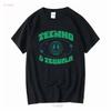 Techno Tequila Garment Dyed Heavyweight T Shirt Back Print Only For Lover Ravers Long or Short Sleeves Vintage Washed
