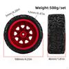 4 Pieces 1/10 RC Truck Wheels and Tires Accessories Spare Parts High Performance Durability Car
