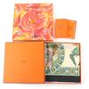 Pristine HERMES Scarf LE TRIOMPHE DU PALADIN Style Card Included Multicolor Silk Used